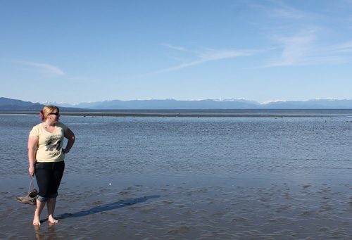 Me at Rathtrevor Beach, Parksville